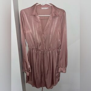 Satin Pink Dress